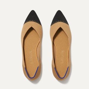 Never worn Rothy’s Flats in Camel Captoe